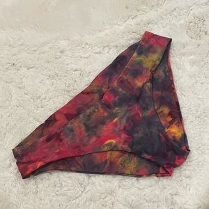Tie dye swim bottoms size large
